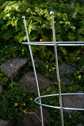 KUHEIGA Stabiler Staudenhalter Verzinkt H: 80cm, Volleisen Strauchhalter, Rankgerüst,