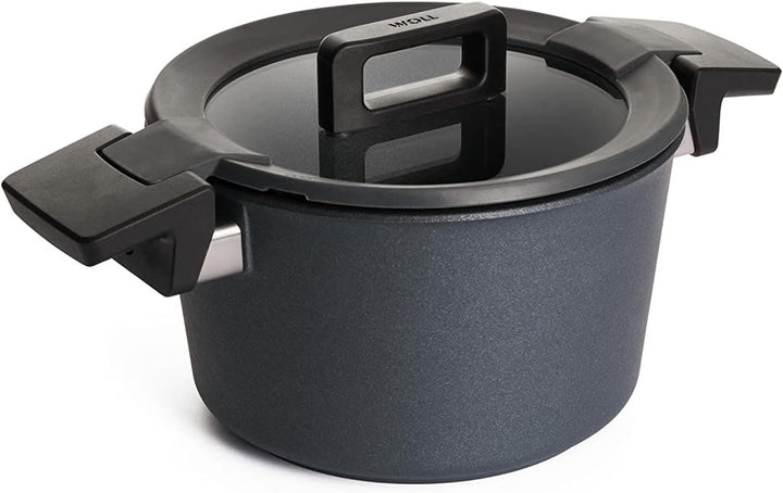 Woll 120CP Guss Topf Concept Plus 20 cm, 11.5 cm hoch mit 3 L, inklusiv Deckel