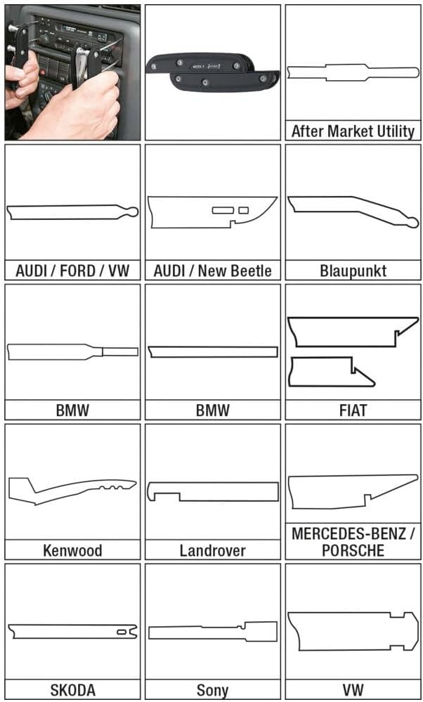 Hazet 4655-1 Radiodemontagewerkzeug