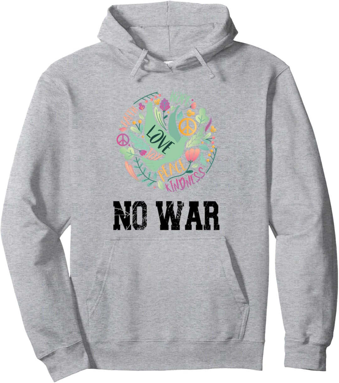 No War, Frieden, Antikrieg, Friedenstaube, Kein Krieg Pullover Hoodie