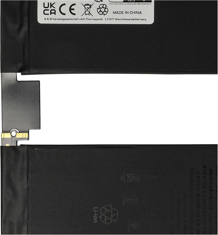 vhbw Akku kompatibel mit Apple iPad Pro 12.9 4. Gen, 12.9 3. Gen 2018, 12.9 3. Gen Tablet Pad (9650
