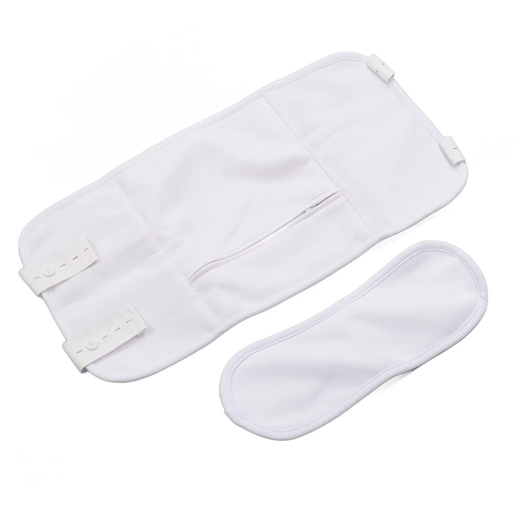 Castor Oil Pack - Wiederverwendbarer Wrap Mit Klettverschluss Taille Gürtel für Leber-Detox (Öl Nich