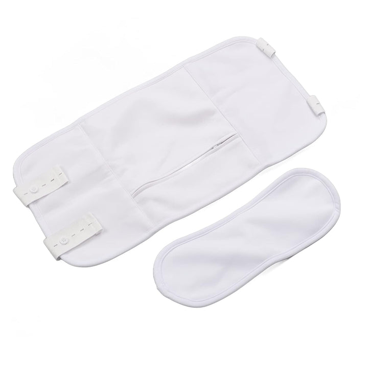 Castor Oil Pack - Wiederverwendbarer Wrap Mit Klettverschluss Taille Gürtel für Leber-Detox (Öl Nich