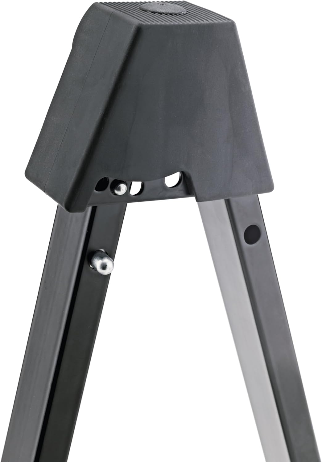 K&M 17540 E-Gitarrenständer Schwarz - 22 cm bis 35 cm Breite - niedriger Ständer für elektrische Git