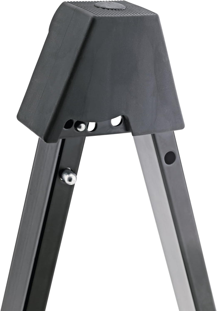 K&M 17540 E-Gitarrenständer Schwarz - 22 cm bis 35 cm Breite - niedriger Ständer für elektrische Git