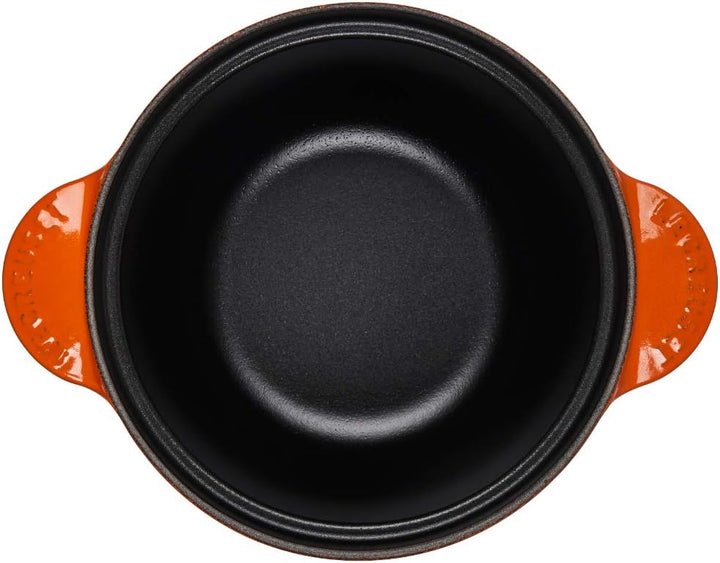 Le Creuset Cocotte Every aus Gusseisen mit Poteriedeckel, 18 cm, 2 Liter, Ofenrot, 41110180900460, O