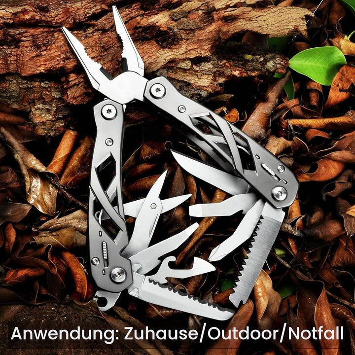SQT Multifunktionszange Multi-Tool Multifunktion mit Zange, Magnetische Schraubendreher &amp; Nylonetui