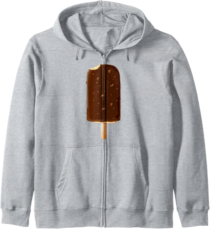 Schokoladeneis Eis am Stiel Kapuzenjacke