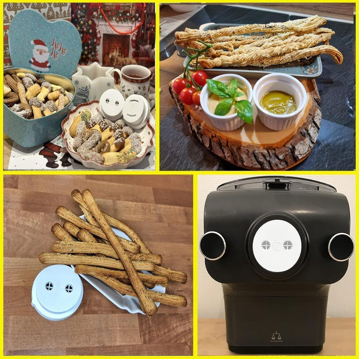 Grissini/Spritzgebäck - Brotstangen Kekse - 13mm - Zubehör für Philips Pasta Maker Avance 7000 Pasta