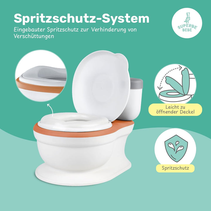 Baby-töpfchen Mit Geräusch Für Töpfchentraining - Baby- Und Kindertoilette - Bequem, Rutschfest Mit