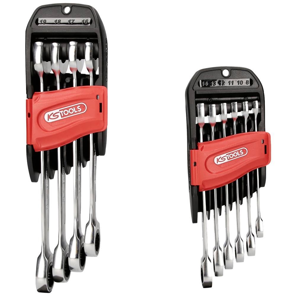 KS Tools 503.4250 GEARplus Ratschenringmaulschlüssel-Satz, 10-tlg.