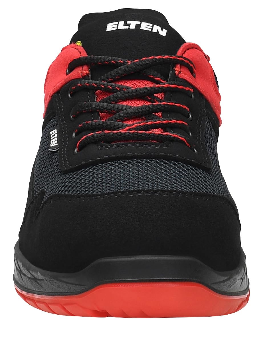 ELTEN Sicherheitsschuhe LONNY red Low ESD S1P, Damen und Herren, Sneaker, sportlich, Rot, Stahlkappe