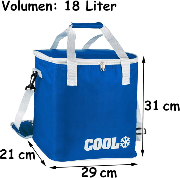 alles-meine.de GmbH 2 Stück grosse Kühltaschen & Warmhaltetaschen/Thermotaschen Farb & Grössenwahl i