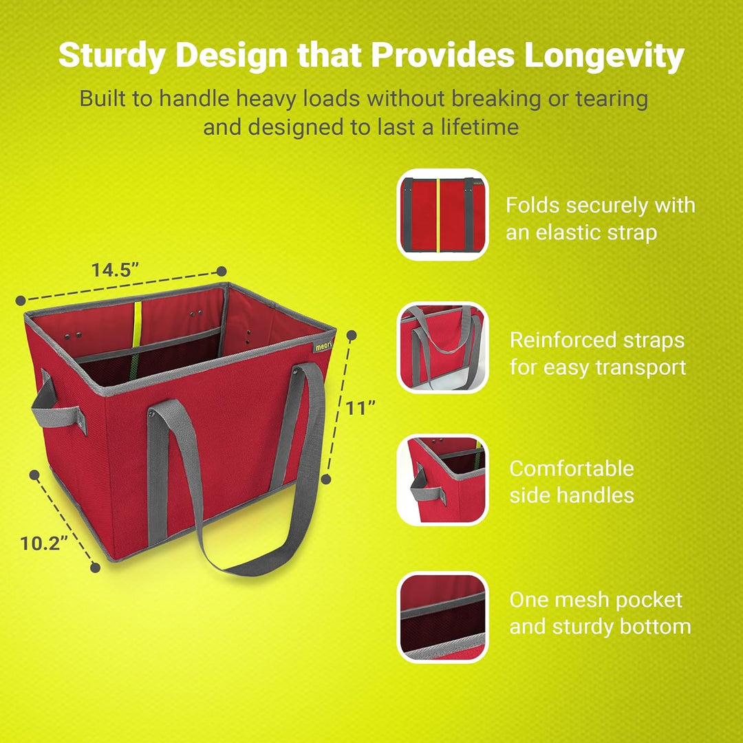 meori Reusable Grocery Basket Collapsible Farmer&