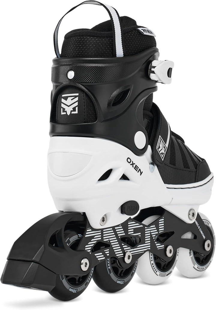 RAVEN Inline Skates Inliner für Kinder und Erwachsene OPTIONAL 2in1 mit Schlittschuhen verstellbar O