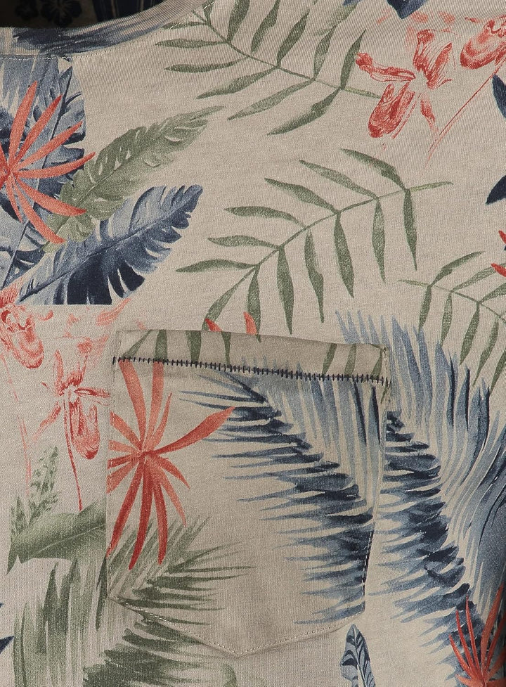 KEY LARGO Herren Mt Santa Fe Round T-Shirt S Khaki (1505), S Khaki (1505)