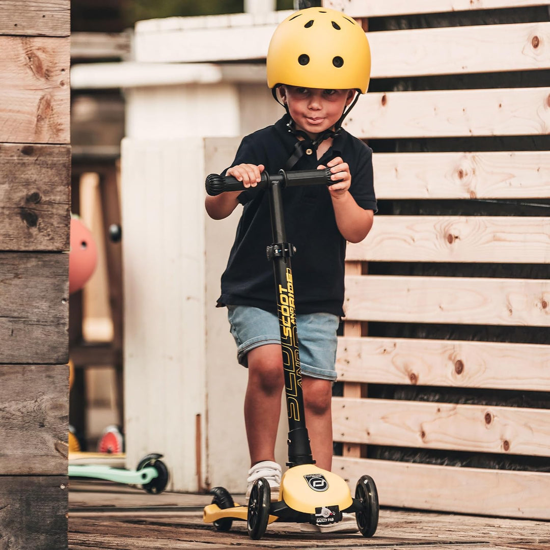 Scoot & Ride, S - M Size Kids Helmet lemon, lemon