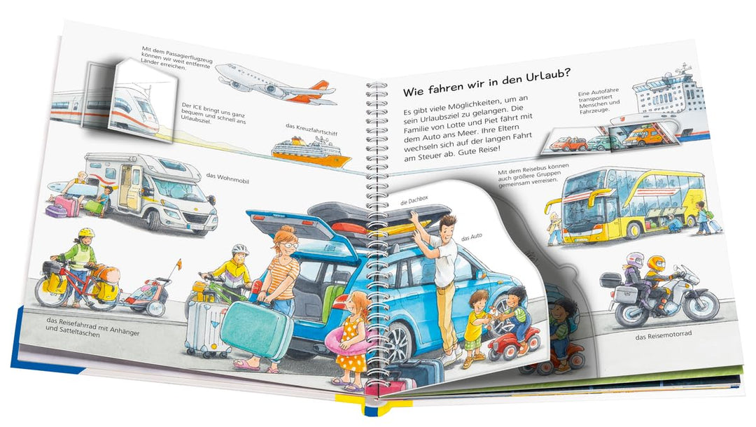 Wieso? Weshalb? Warum? Mein junior-Lexikon: Urlaub (Wieso? Weshalb? Warum? junior), Spiralbindung