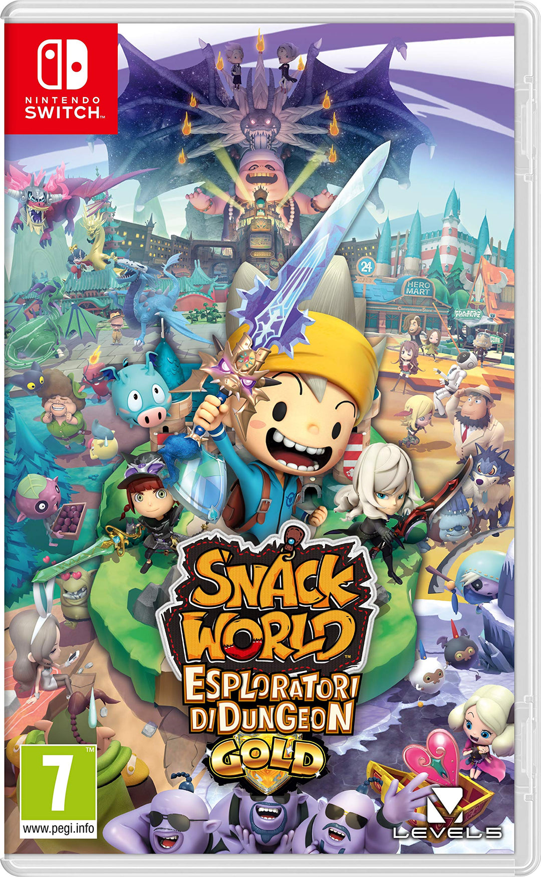 Videogioco Nintendo Snack World: Esploratori di Dungeon - Gold