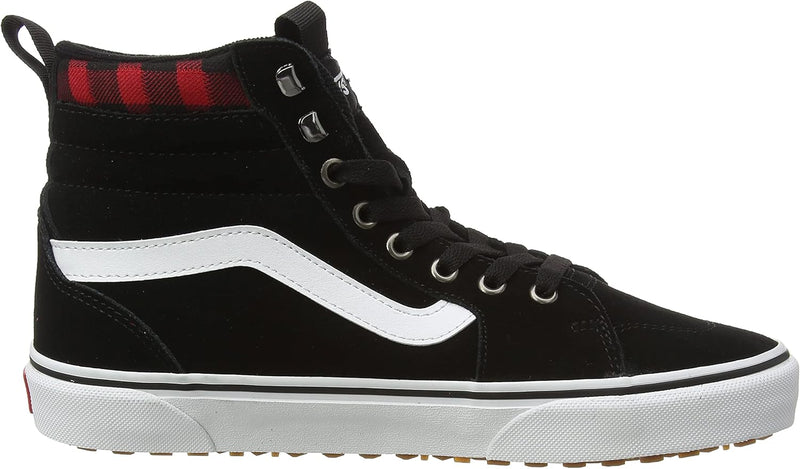 Vans Herren Filmore Hi Vansguard Sneaker 49 EU Suede Black Red Plaid, 49 EU Suede Black Red Plaid