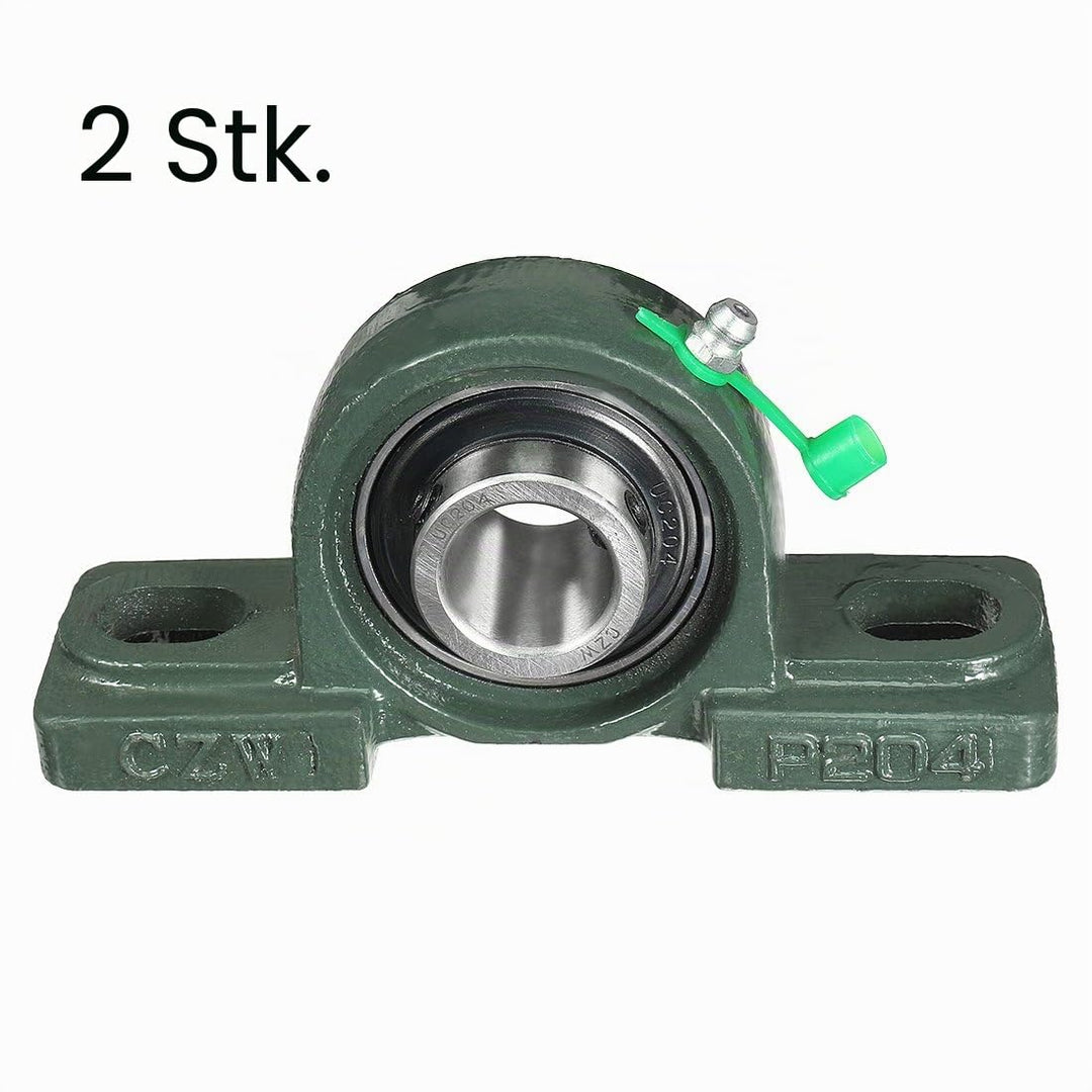 sourcingmap 2 Stück Selbstausrichtung Stehlager UCP204 20mm montiert Lager DE de 2pcs Ucp204 20mm, 2