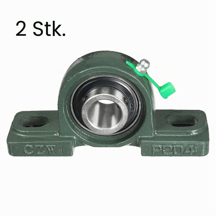 sourcingmap 2 Stück Selbstausrichtung Stehlager UCP204 20mm montiert Lager DE de 2pcs Ucp204 20mm, 2