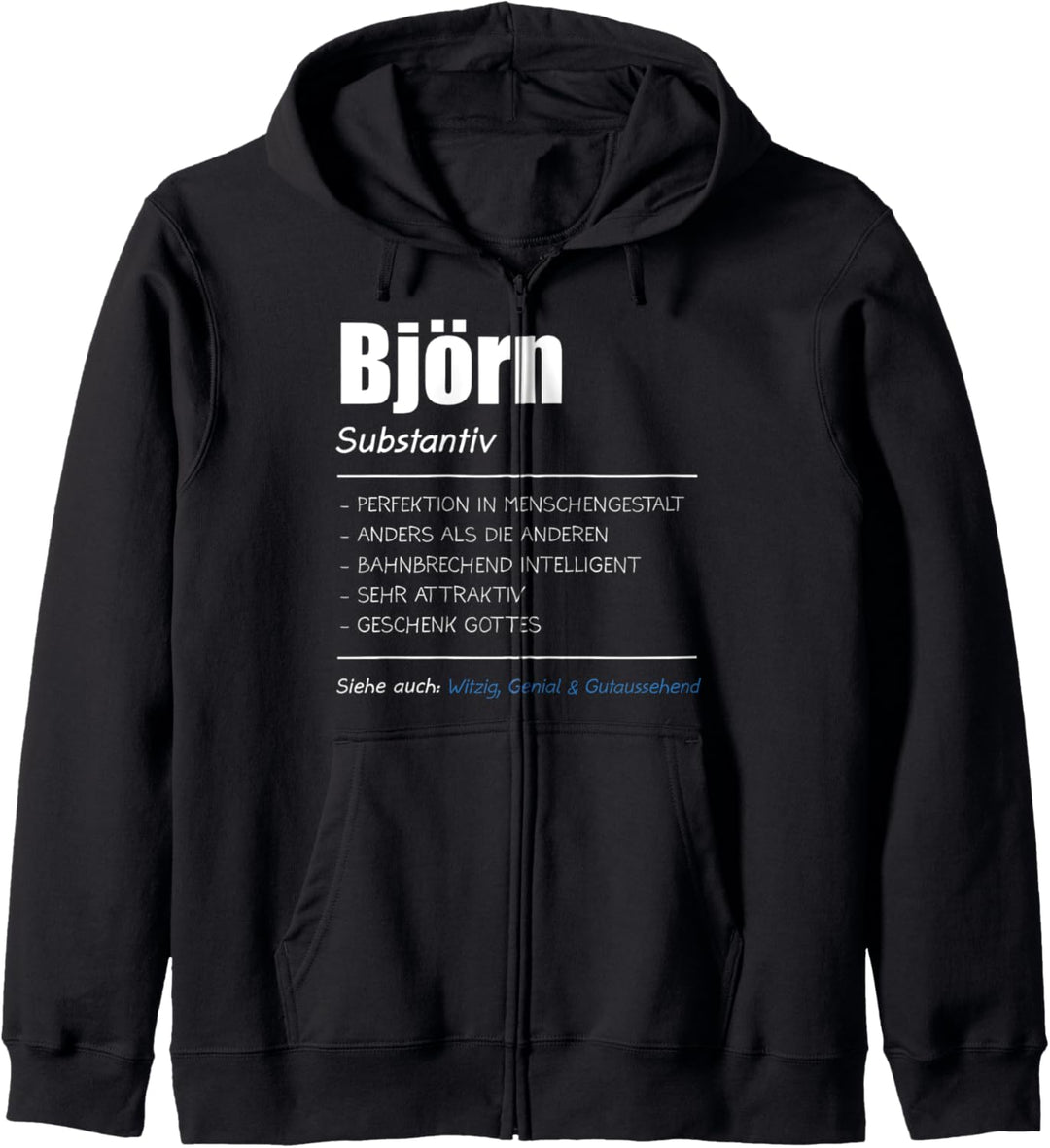 Björn Name Vorname Geschenk Kapuzenjacke