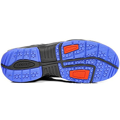 ELTEN Sicherheitsschuhe AMBITION blue Low ESD S1, Herren, sportlich, leicht, schwarz/blau, Stahlkapp