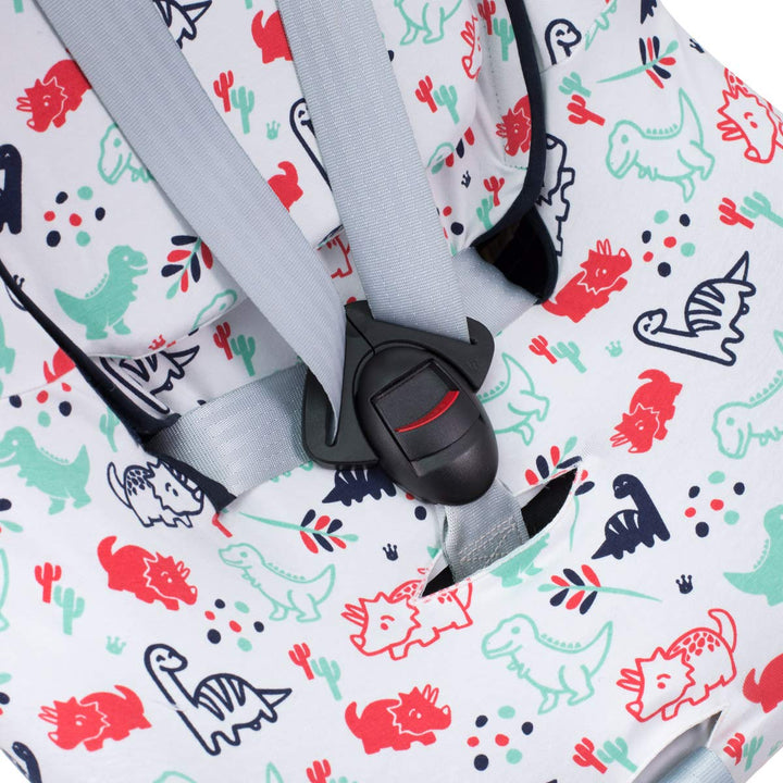 JYOKO KIDS Bezug kompatibel mit Cybex Gold Sirona M2 iSize (DINO PARTY), DINO PARTY