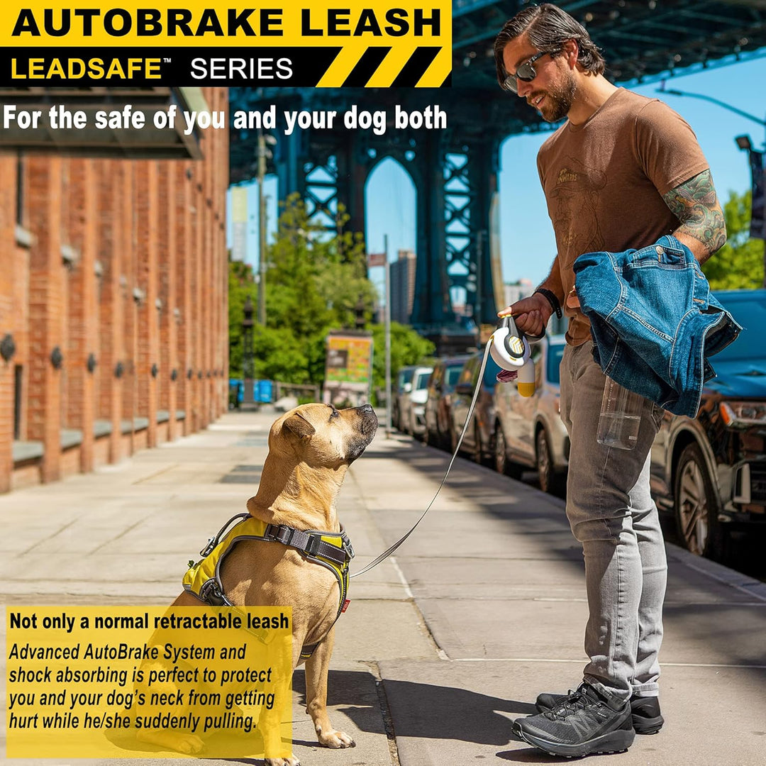 FIDA AutoBrake einziehbare Hundeleine Fortschrittliches patentiertes Design zum Ziehen des Hundes, 4