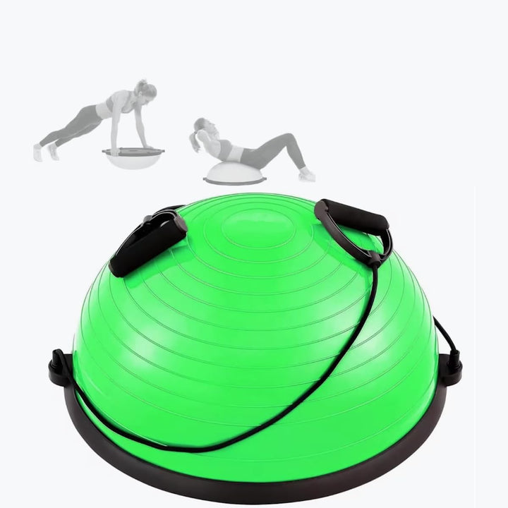 Fitness Balance Ball (Ø 60 cm) | ABS und PVC Ball | Gymball Training Board Halbkugel Kuppel | Erhöht