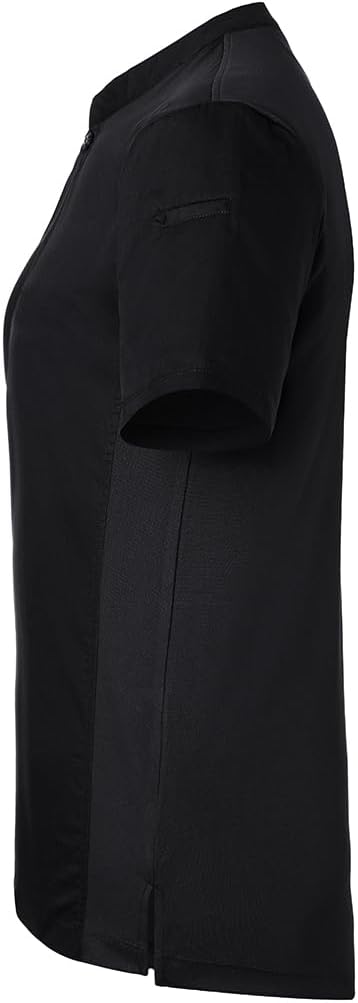 Karlowsky Kurzarm Damen Arbeitsshirt Performance 60% Baumwolle, 40% Polyester 2XL Schwarz, 2XL Schwa