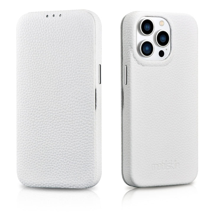 Mobiskin Hülle kompatibel mit Apple iPhone 14 PRO MAX (6,7 Zoll), Handyhülle mit echtem Leder, Case,