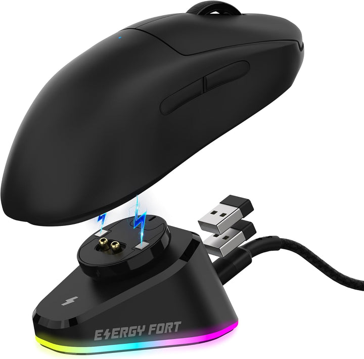 Ladestation für Logitech Mouse G PRO X Superlight, G502/G502X/G502X Plus Lightspeed, G703, G903, G P