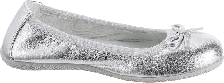 PRIMIGI Mädchen Fantasy Flat Mary Jane Schuh 27 EU Silber Schwarz, 27 EU Silber Schwarz