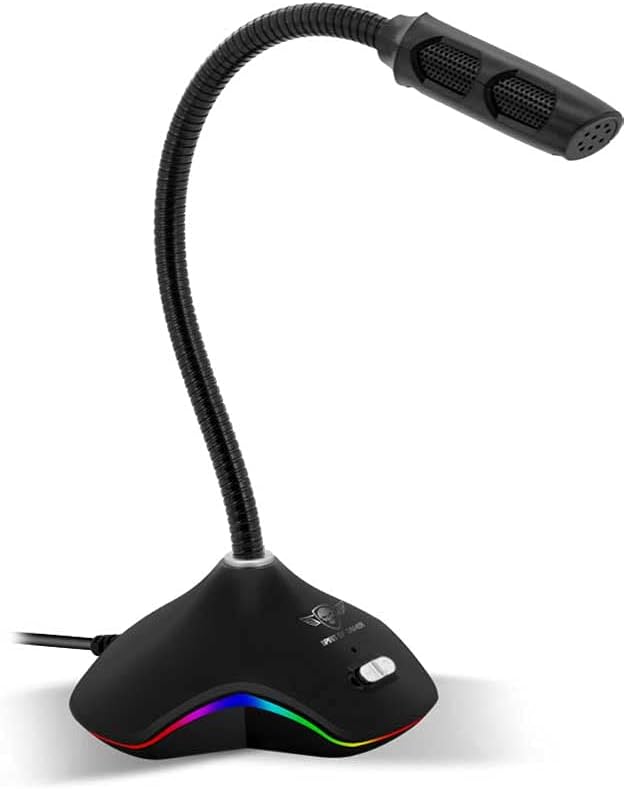 Spirit Of Gamer Mikrofon sur pied Eko-300 RGB (Schwarz)