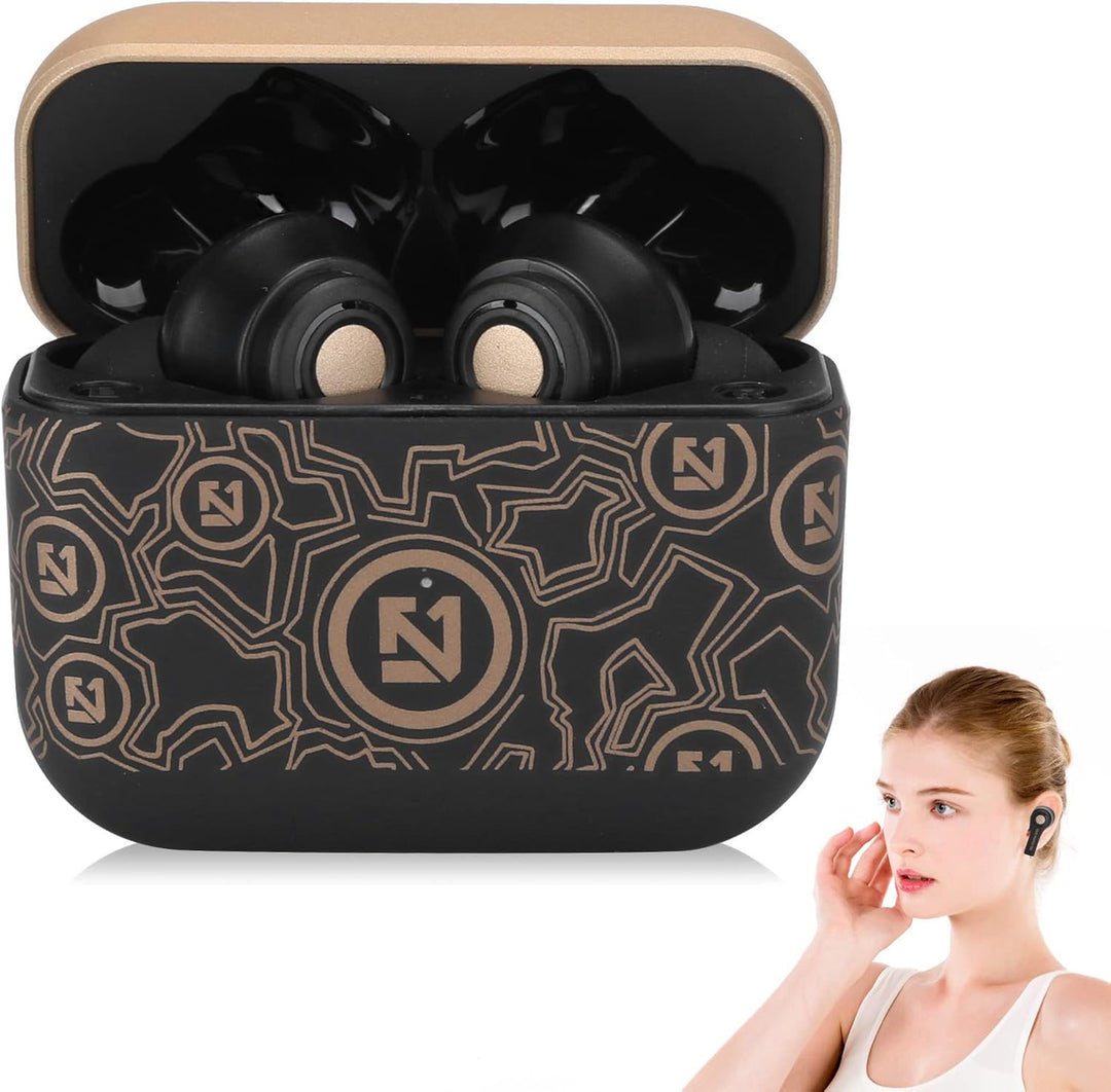 Tbest EadsetWirel KopfhörerHIFI Stereo HeadsetSport Heahonweatproof HeadsetRunning Wirel Headset, Ts