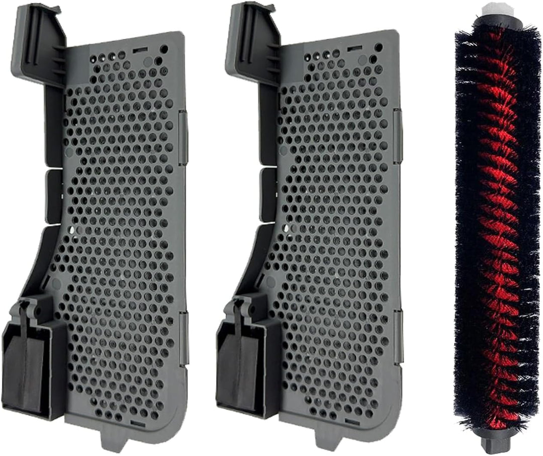 LOVECO 2 Stück Wasserfilter & 1 Reinigungsbürste Ersatzteile Kompatibel mit Roborock S7 Max Ultra Mo