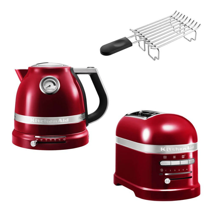 KitchenAid Artisan Frühstücks Set | incl. Wasserkocher 5KEK1522, 2 Scheiben Toaster 5KMT2204 und Brö