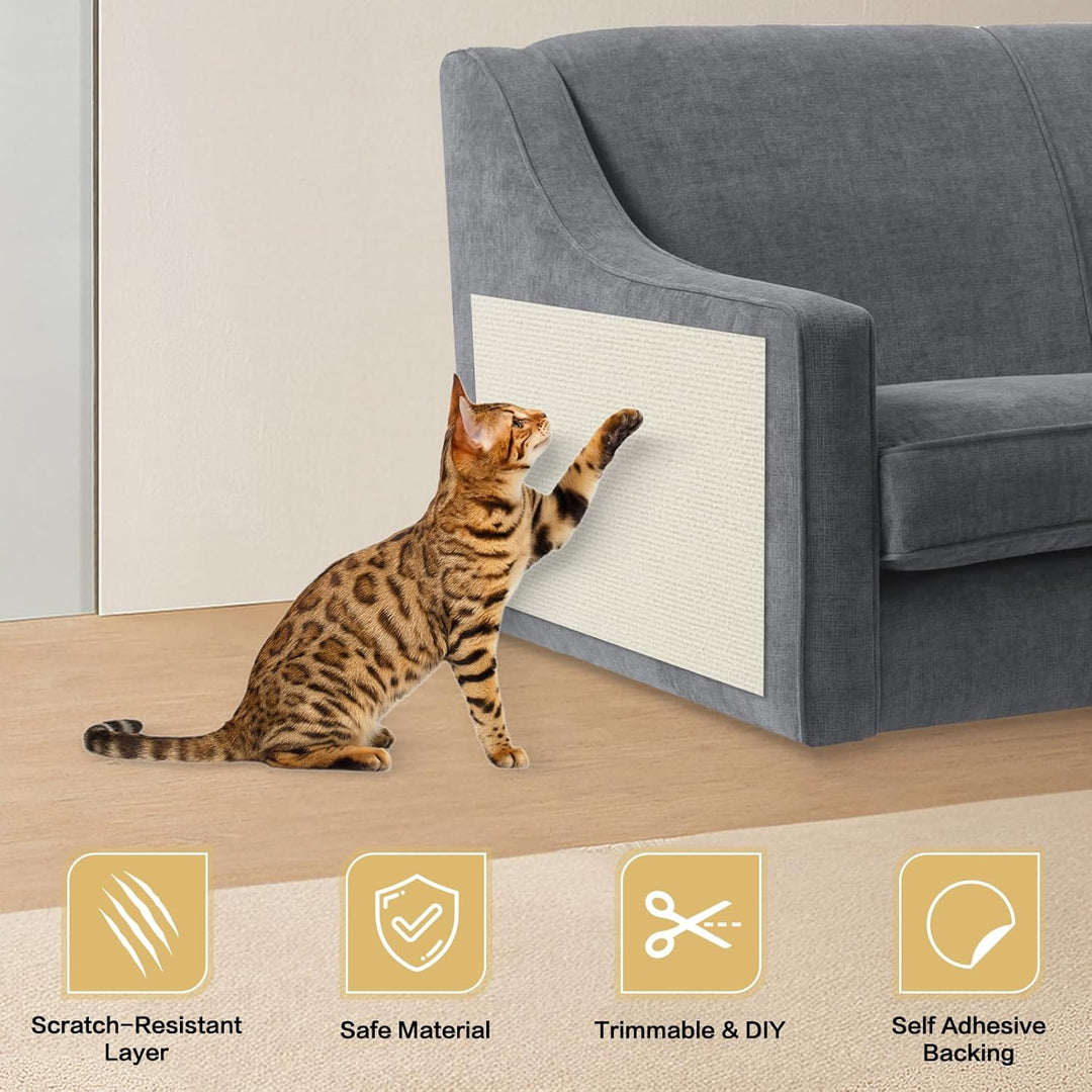 Kratzteppich selbstklebend Kratzmatte Katze Sofa Kratzbretter Katze Wand Kratzbrett Katzen Katzenwan