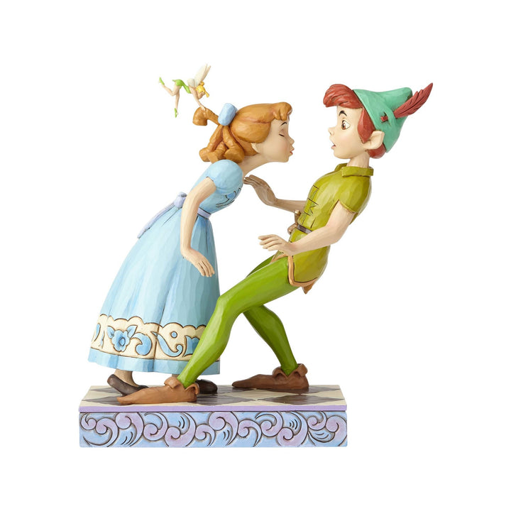 Disney Traditions An Unexpected Kiss - Peter Pan and Wendy Figur 170 x 110 x 190 cm, 170 x 110 x 190