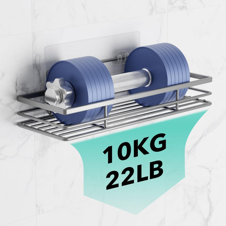 saffruff Duschablage Ohne Bohren 2 Stück Duschregal Duschkorb Badezimmer Organizer Badezimmer Regal
