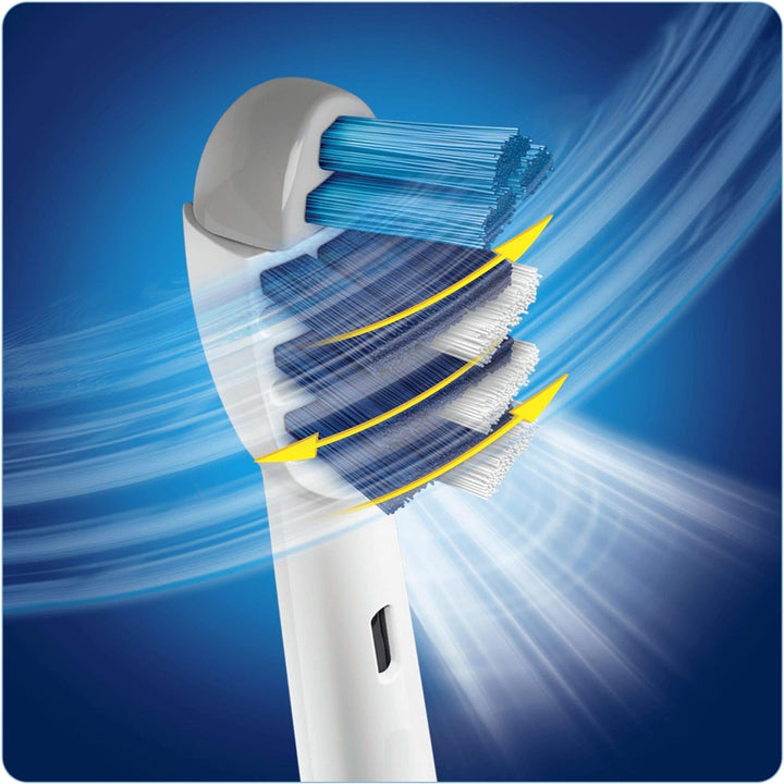 Oral-B TriZone 600 Elektrische Zahnbürste, mit Timer und TriZone Aufsteckbürste,, TriZone