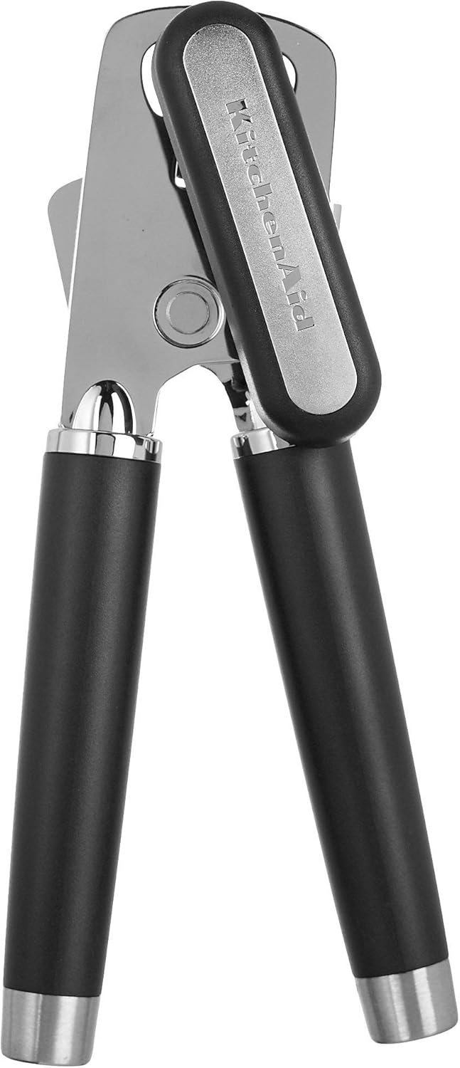 KitchenAid Gourmet Multifunktions-Dosenöffner, Einheitsgrösse, mattschwarz Einheitsgrösse Matte Blac