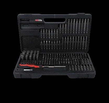KS Tools 911.2008 1/4" Bit-Satz, 208-tlg
