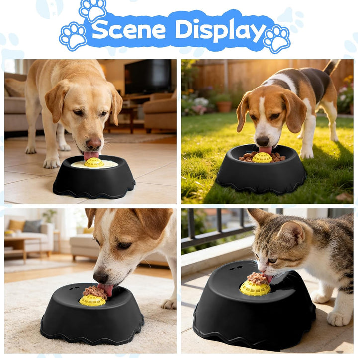 Hundelickspielzeug, Weichgummi Lick Bowl Für Hunde, 360° rutschfest und Kippsicher Schleckball Hund
