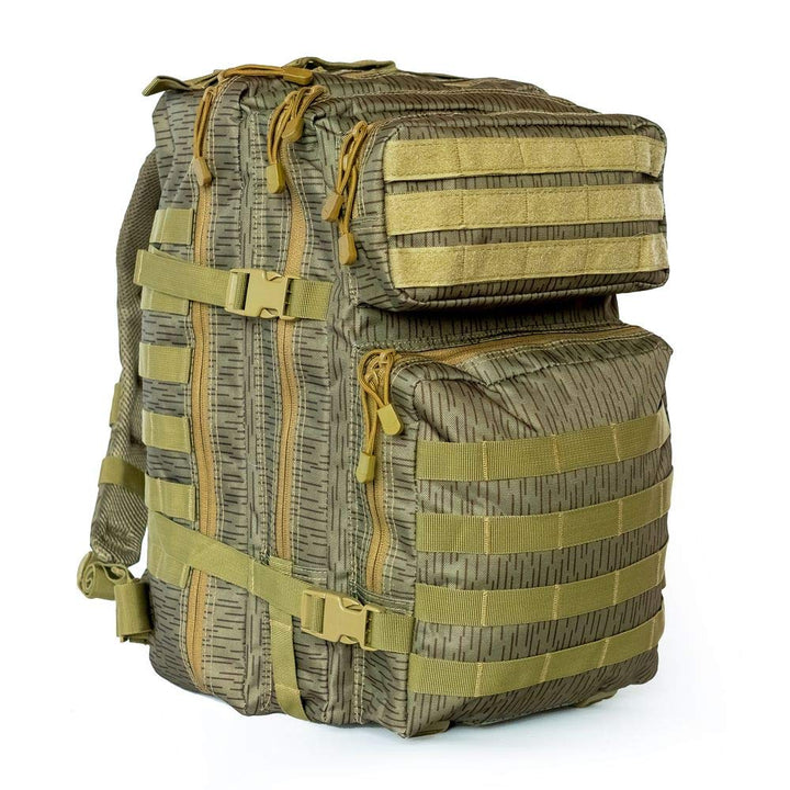 US Army Assault Pack II Rucksack Einsatzrucksack Back 50 ltr. Liter in NVA Strichtarn