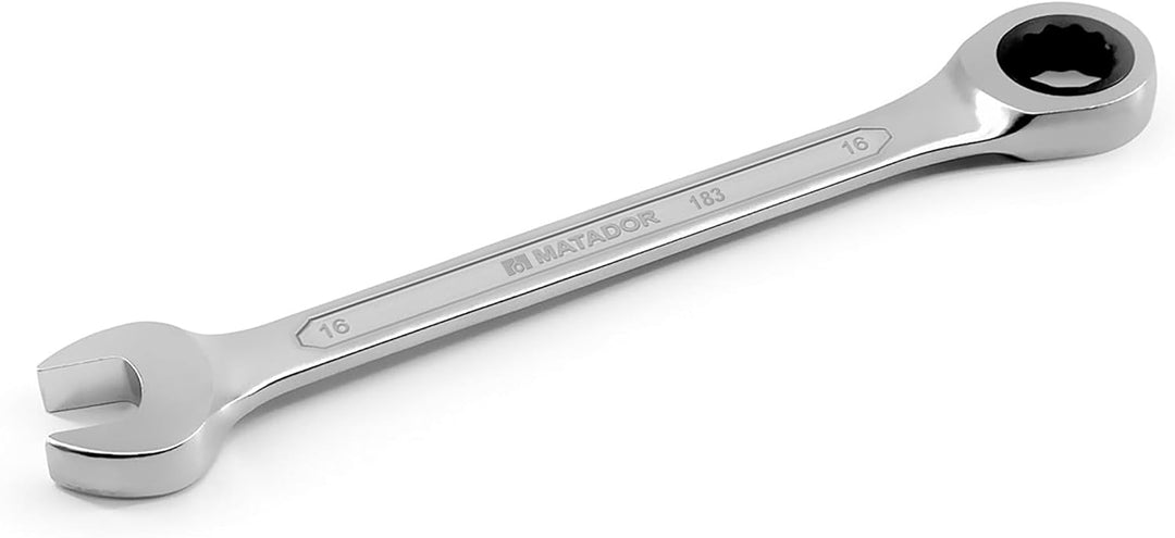 MATADOR Schraubwerkzeuge Knarren-Ringmaulschlüssel-Satz, 12-teilig, 8-19 mm, 0183 9120, 8-19 MM, 12-