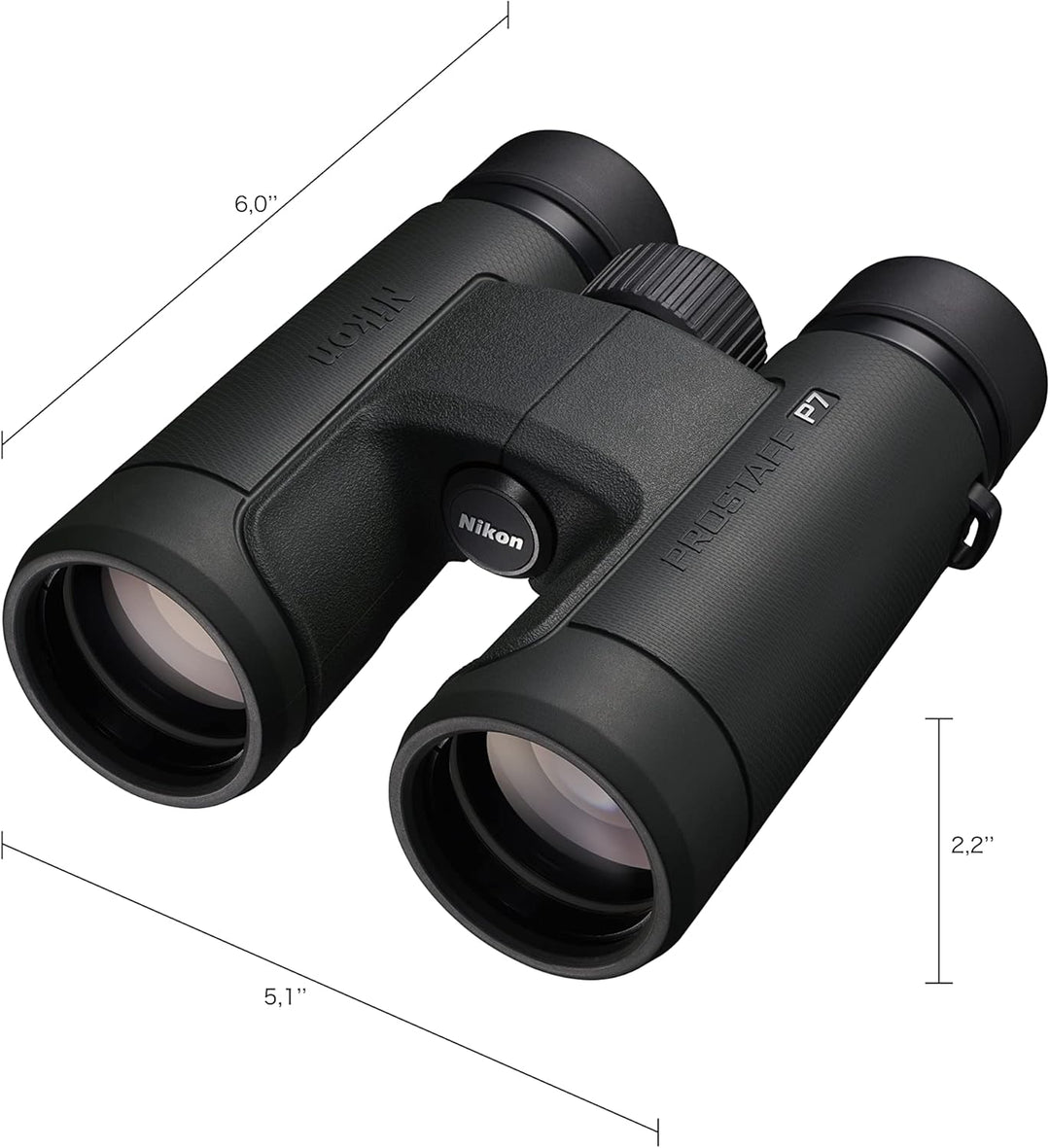 Nikon Prostaff P7 8x42 Fernglas, wasserdicht, beschlagfrei, gummierte Aussenseite, volle Grösse, öl-