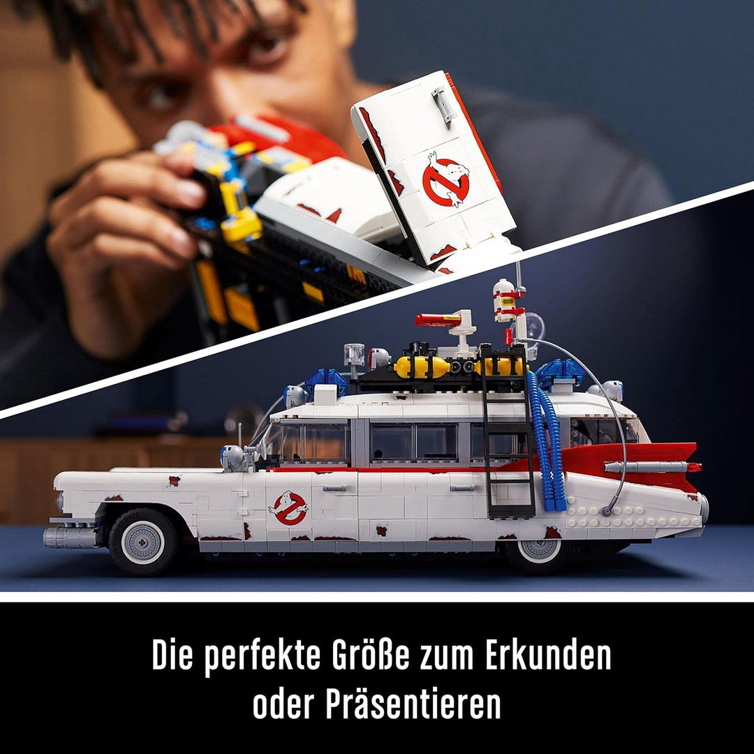 LEGO 10274 Icons Ghostbusters ECTO-1, grosses Auto-Set für Erwachsene, Modellauto-Spielzeug, Geschen